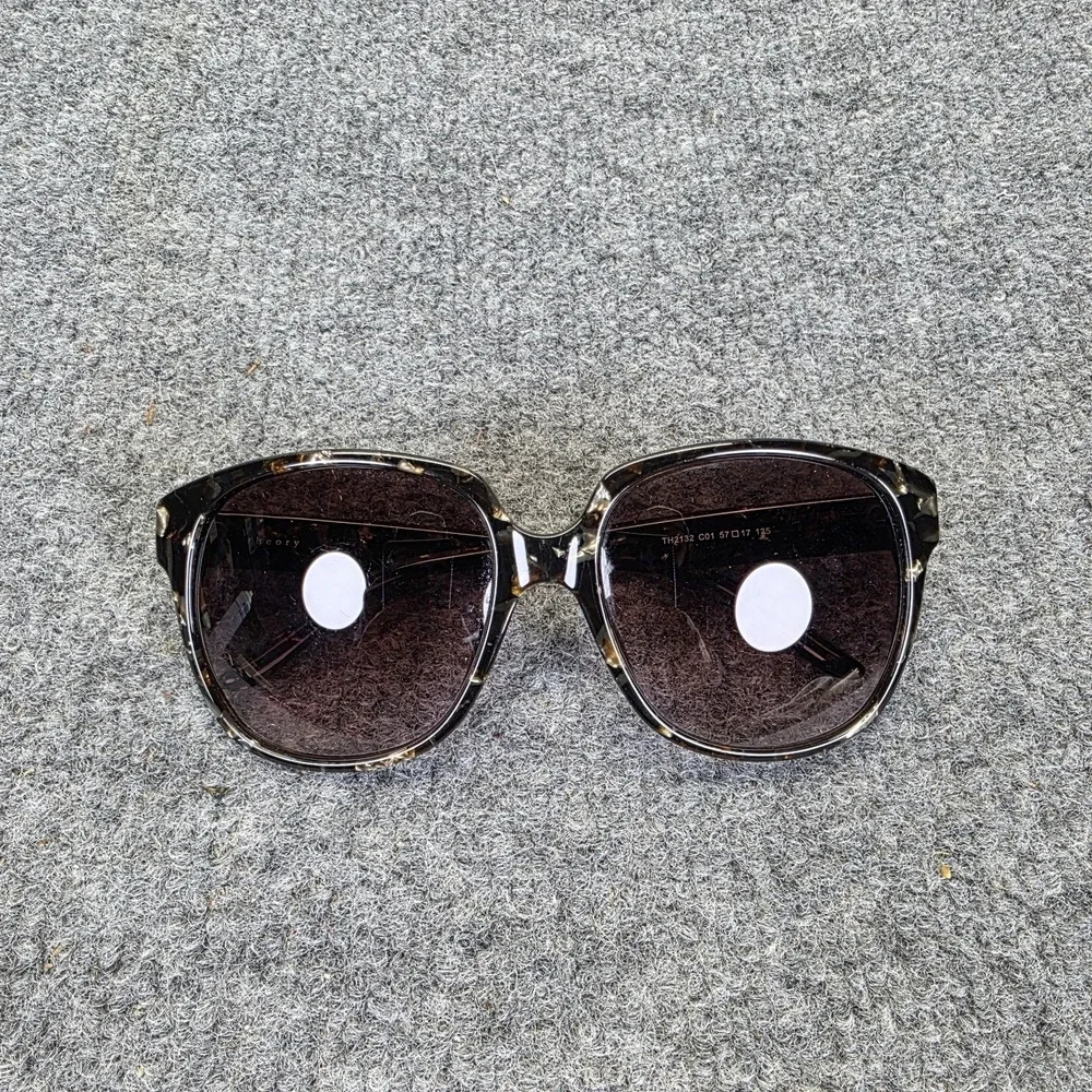 Theory Womens Sunglasses Metallic Tortoise Cat Eye